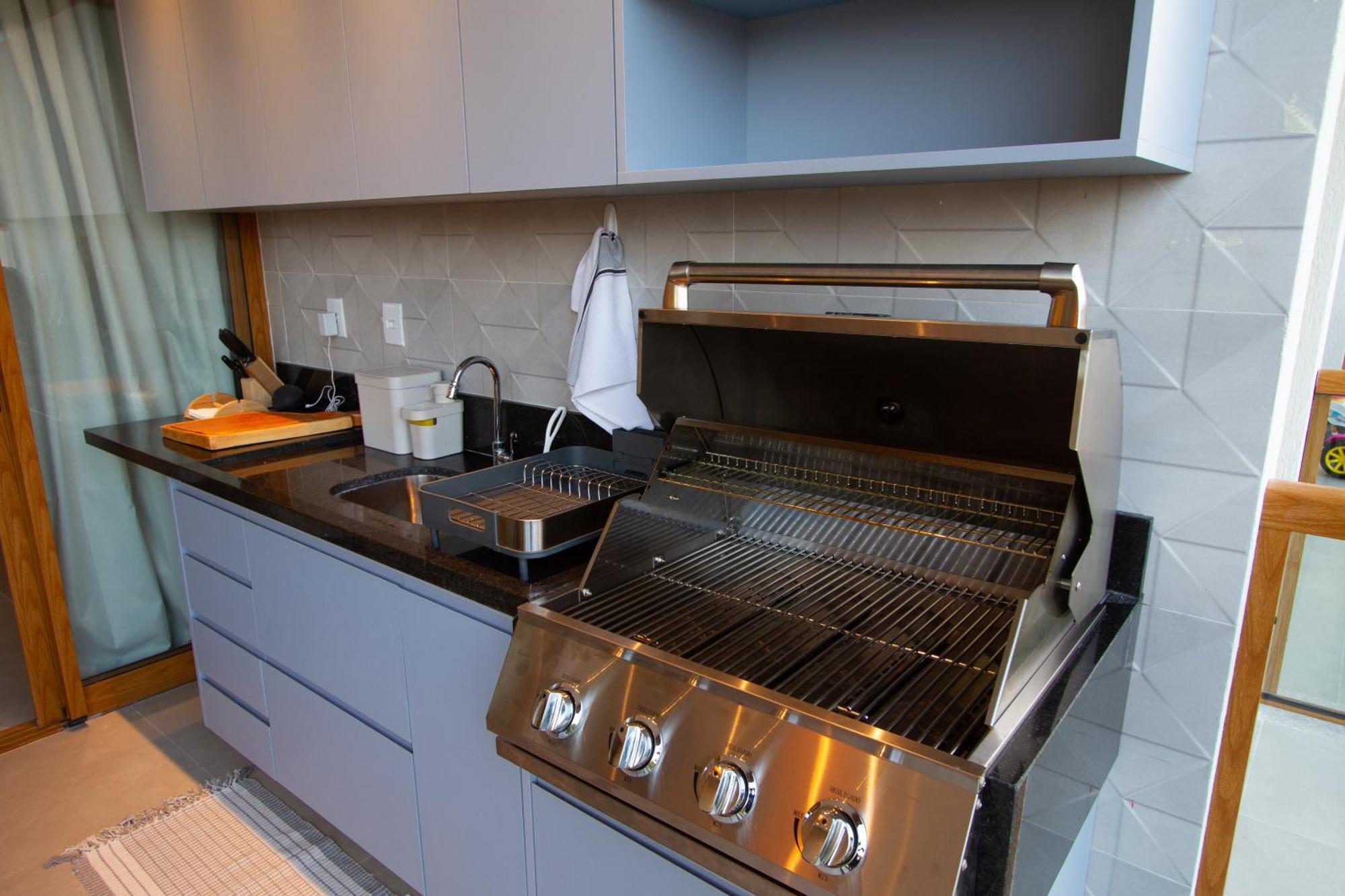 Apartment Novissimo Com Varanda Gourmet 10 Min A Pe Da